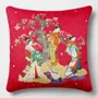 Linge - Splendeurs d'Edo 3 - Housse Coussin Velours 45cm x 45cm - LAURE WELFLING - DJEBELI