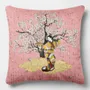 Linge - Splendeurs d'Edo 5 - Housse Coussin Velours 45cm x 45cm - LAURE WELFLING - DJEBELI