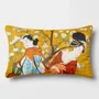 Linge - Splendeurs d'Edo 10 - Housse Coussin Velours 30cm x 50cm - LAURE WELFLING - DJEBELI