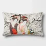 Linge - Splendeurs d'Edo 12 - Housse Coussin Velours 30cm x 50cm - LAURE WELFLING - DJEBELI