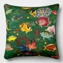Linge - Odyssée Sous-Marine 8 - Housse Coussin Velours 45cm x 45cm - LAURE WELFLING - DJEBELI