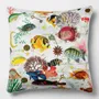 Linge - Odyssée Sous-Marine 9 - Housse Coussin Velours 45cm x 45cm - LAURE WELFLING - DJEBELI