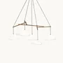 Hanging lights - Emily Group of Five - Sculptural Cluster Pendant Light - MOSS OBJECTS