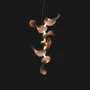 Hanging lights - Dune 6 Vertical Cluster - Sculptural Linear Ceiling Luminaire - MOSS OBJECTS