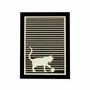 Paintings - Wooden Cat Wall Art 7 - WOODILLUSION