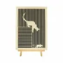 Paintings - Wooden Cat With Mouse Wall Art 2 - WOODILLUSION