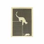 Paintings - Wooden Cat With Mouse Wall Art 2 - WOODILLUSION