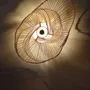 Unique pieces - Meteore Wicker Wicker Wicker Wall Light - TRESSAGES PAS SAGES