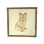 Paintings - Wooden Fox Wall Art - WOODILLUSION