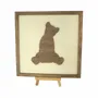 Paintings - Wooden Bear Cub Wall Art - WOODILLUSION