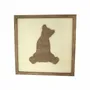 Paintings - Wooden Bear Cub Wall Art - WOODILLUSION