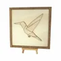 Paintings - Wooden Hummingbird Wall Art - WOODILLUSION