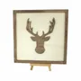 Paintings - Wooden Deer Wall Art - WOODILLUSION