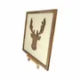 Paintings - Wooden Deer Wall Art - WOODILLUSION