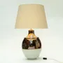 Table lamps - ABZU WHITE/BRONZE Table Lamp - LUCE DI LEDA