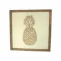 Paintings - Wooden Pineapple Wall Art 1 - WOODILLUSION