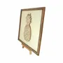 Paintings - Wooden Pineapple Wall Art 1 - WOODILLUSION