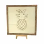 Paintings - Wooden Pineapple Wall Art 2 - WOODILLUSION