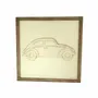 Paintings - Wooden Car Wall Art 1 - WOODILLUSION