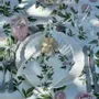 Table cloths - TRAILING PEONY Linen Tablecloth & Napkins - SUMMERILL AND BISHOP