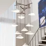 Hanging lights - Emily V8 – Vertical Multi-Light Chandelier for Lobbies & High Ceilings - MOSS OBJECTS
