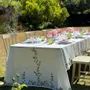 Table cloths - ROSE TRELLIS Linen Tablecloth & Napkins - SUMMERILL AND BISHOP