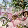 Nappes - Nappe et serviettes rondes en lin PAINTED PEONY - SUMMERILL AND BISHOP