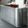 Comptoir - steel reception - CHISELS PLAY
