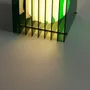 Desk lamps - LOP lamp small square in green acrylic - BANG