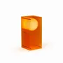 Desk lamps - LOP lamp small rectangle in orange acrylic - BANG