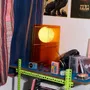 Desk lamps - LOP lamp small rectangle in orange acrylic - BANG