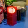 Desk lamps - LOP lamp big rectangle in electric pink acrylic - BANG