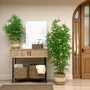 Floral decoration - Artificial bamboo, 6 natural trunks, 416 leaves - LIGNE DÉCO