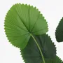 Floral decoration - Artificial palm, 10 leaves, plastic pot - LIGNE DÉCO