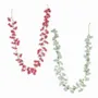 Floral decoration - Artificial apple blossom garland – 135 flowers – White and pink - LIGNE DÉCO