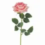 Floral decoration - Artificial rose stem – Pink - LIGNE DÉCO