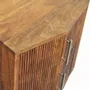 Night tables - Artisan Furniture Solid Wood Louvre Nightstand Unit, 2 Drawers, Light Brown - ARTISAN FURNITURE
