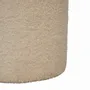 Poufs - Tabouret Rond Bouclé en Bois Massif Artisan Furniture, Crème - ARTISAN FURNITURE