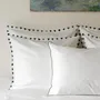 Bed linens - White cotton bed linen with tassels - MIA ZIA
