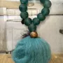 Art glass - Prayer bead sculpture in large glass - STUDIO JULIA ATLAS