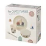 Children's mealtime - MARINE CATS 4-PIECE GIFT BOX - PETIT JOUR PARIS