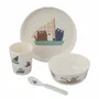 Children's mealtime - MARINE CATS 4-PIECE GIFT BOX - PETIT JOUR PARIS