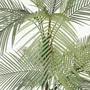 Décorations florales - Palmier artificiel 13 feuilles en pot plastique blanc - LIGNE DÉCO