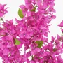 Décorations florales - Bougainvillier artificiel 483 fleurs en pot plastique noir - LIGNE DÉCO
