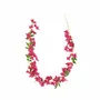 Décorations florales - Guirlande artificielle de bougainvillier – 114 fleurs – Rose - LIGNE DÉCO