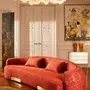 Sofas - Monceau sofa and Murano glass chandelier - GALERIE GLUSTIN