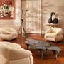 Other tables - Coffee table, floor lamp and armchairs - GALERIE GLUSTIN