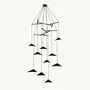 Hanging lights - Emily V10 – Multi-Light Chandelier for Lobbies & High Ceilings - MOSS OBJECTS