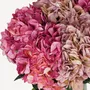 Floral decoration - Artificial hydrangea branch – Two shades of pink - LIGNE DÉCO