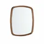 Miroirs - Miroir mural carré en noyer - ANGEL CERDÁ